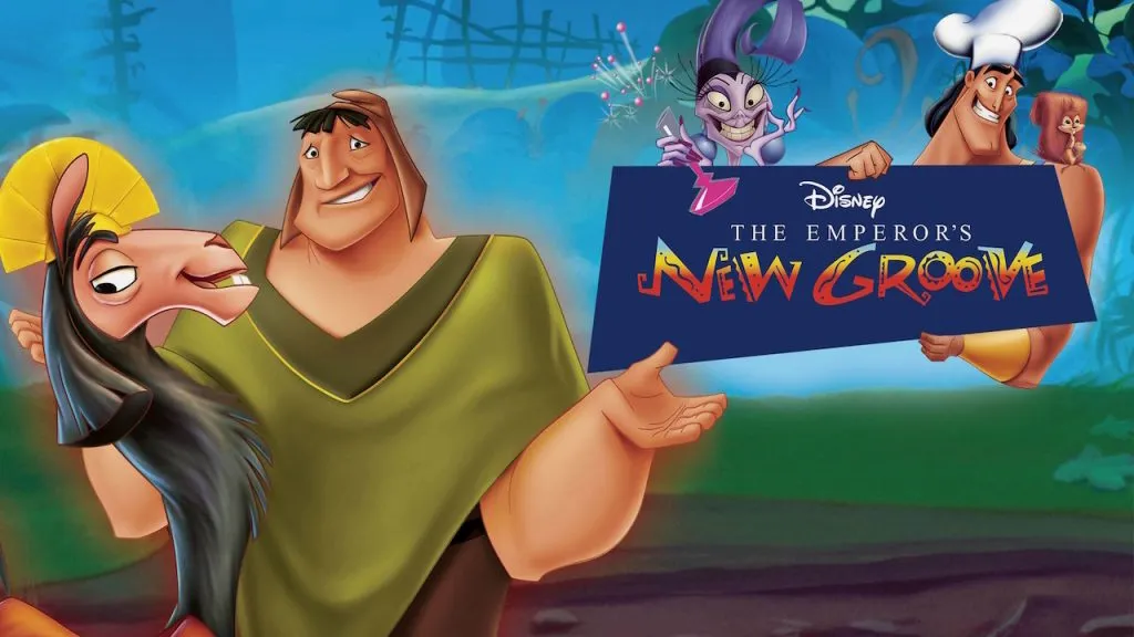 Title art from the 2000s Disney Animation, The Emperor’s New Groove.