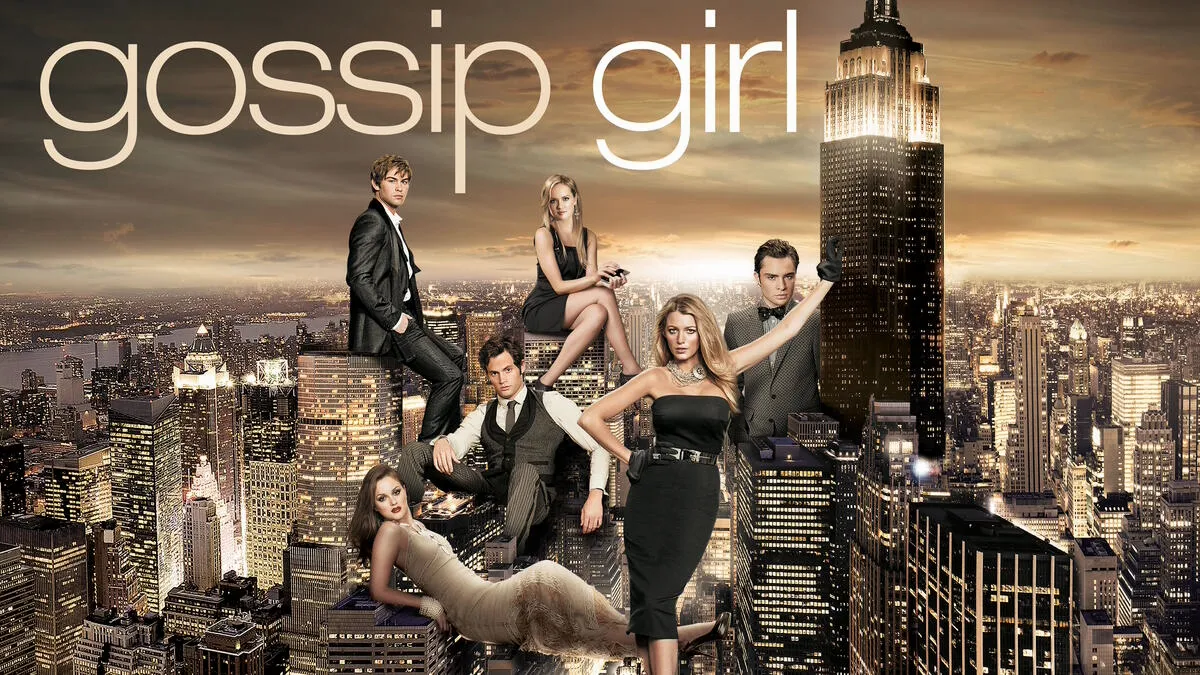 Title art for the hit teen drama series Gossip Girl.