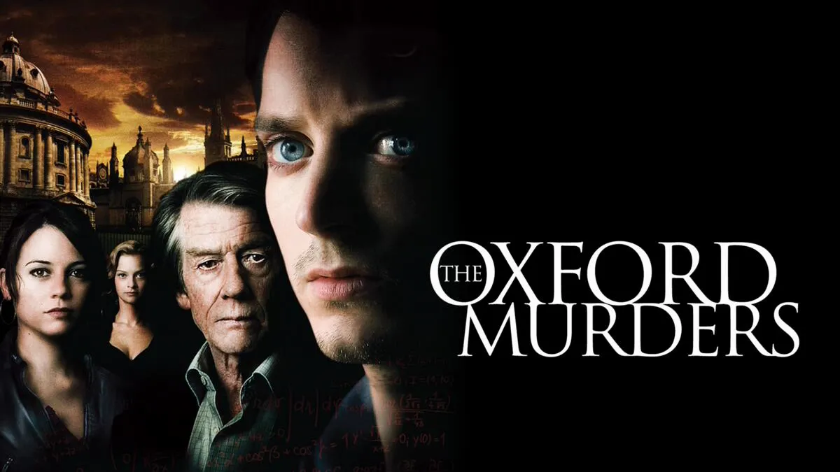 Title art for the murder mystery movie The Oxford Murders.
