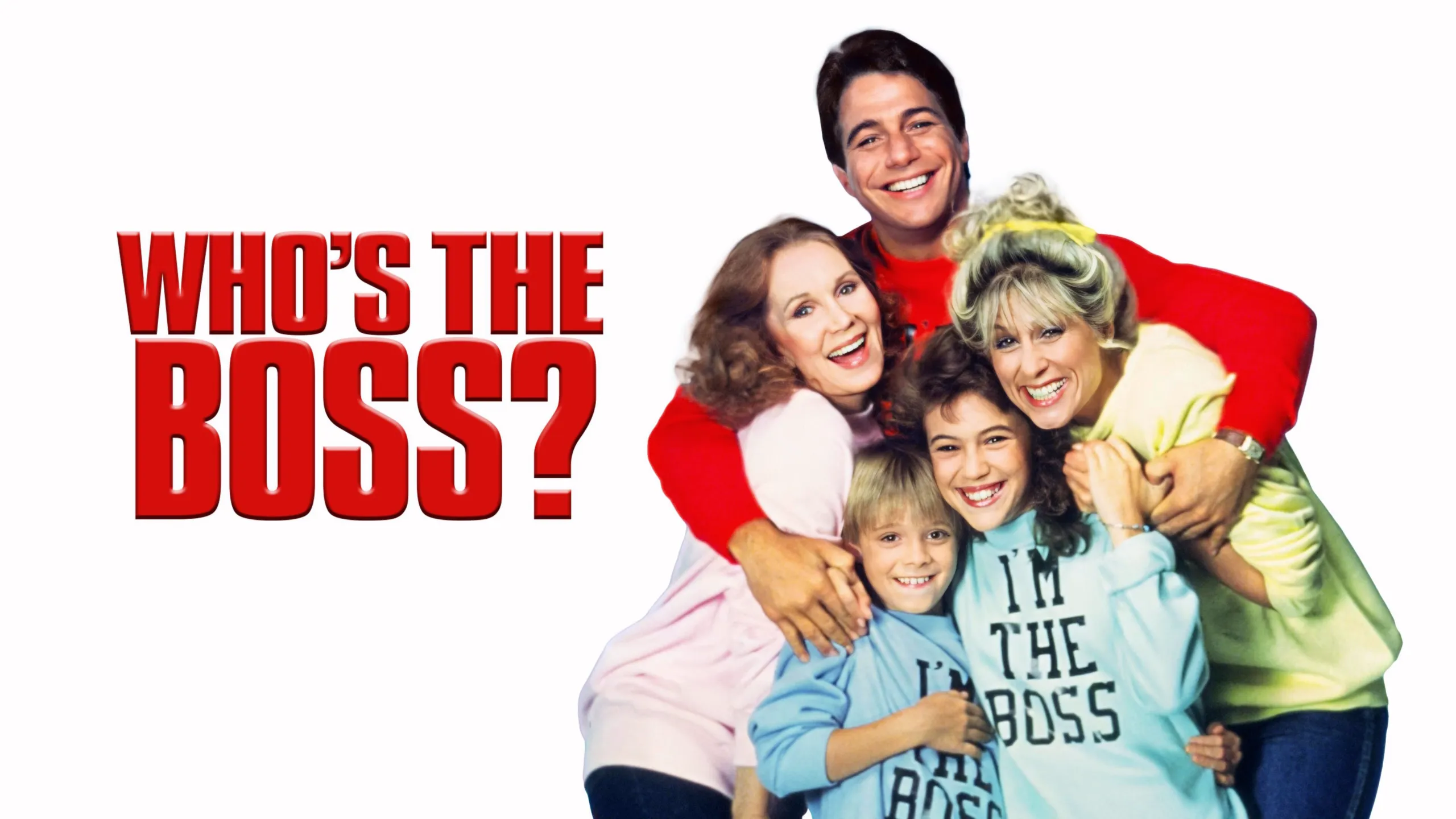 Title art for the ’80s sitcom Who’s the Boss?