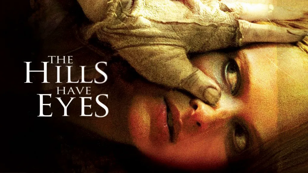 Title art for the horror movie, The Hills Have Eyes.