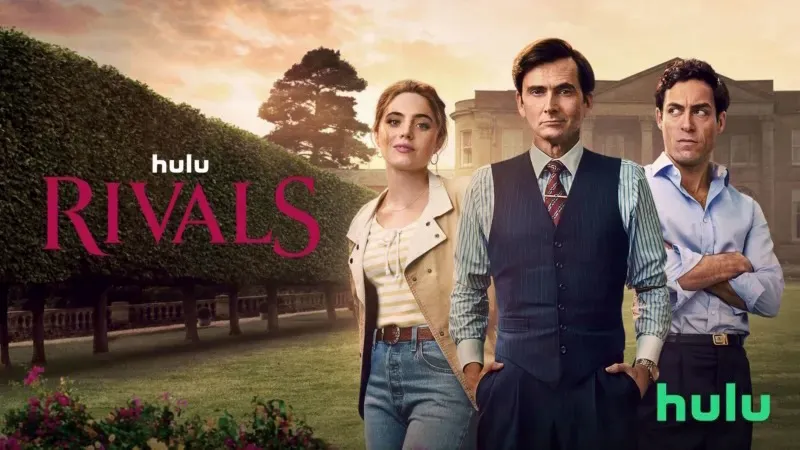 Title art for the Hulu Original period drama Rivals.