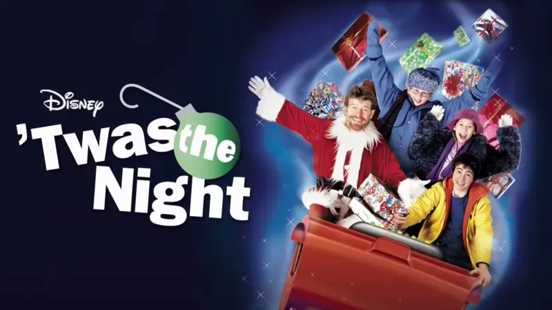 Title art for the Disney Christmas movie, ‘Twas the Night.’