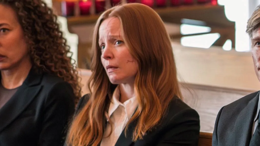 A still image of Lauren Ambrose as Vanessa Palmer in Yellowjackets.