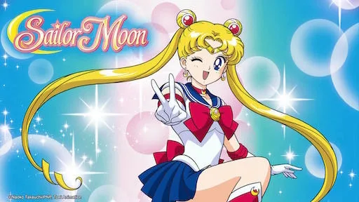 Title art for the anime series Sailor Moon.