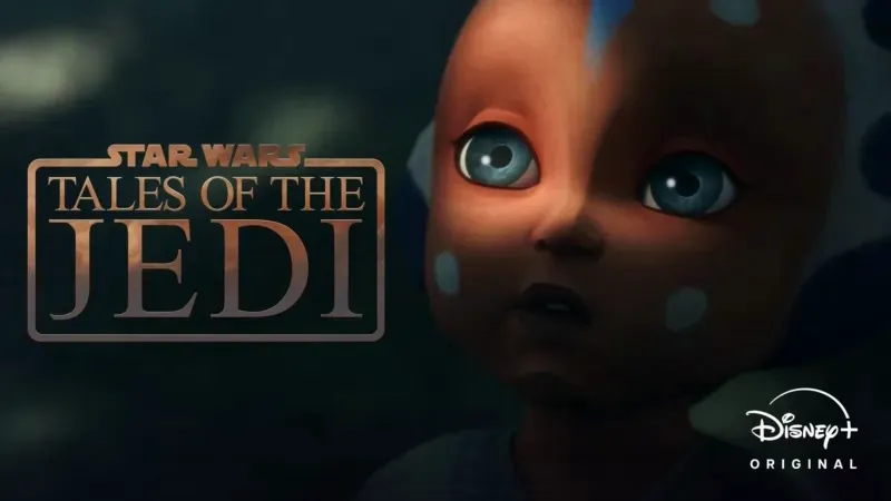 Title art for the Disney+ Original Star Wars series, Tales of the Jedi.
