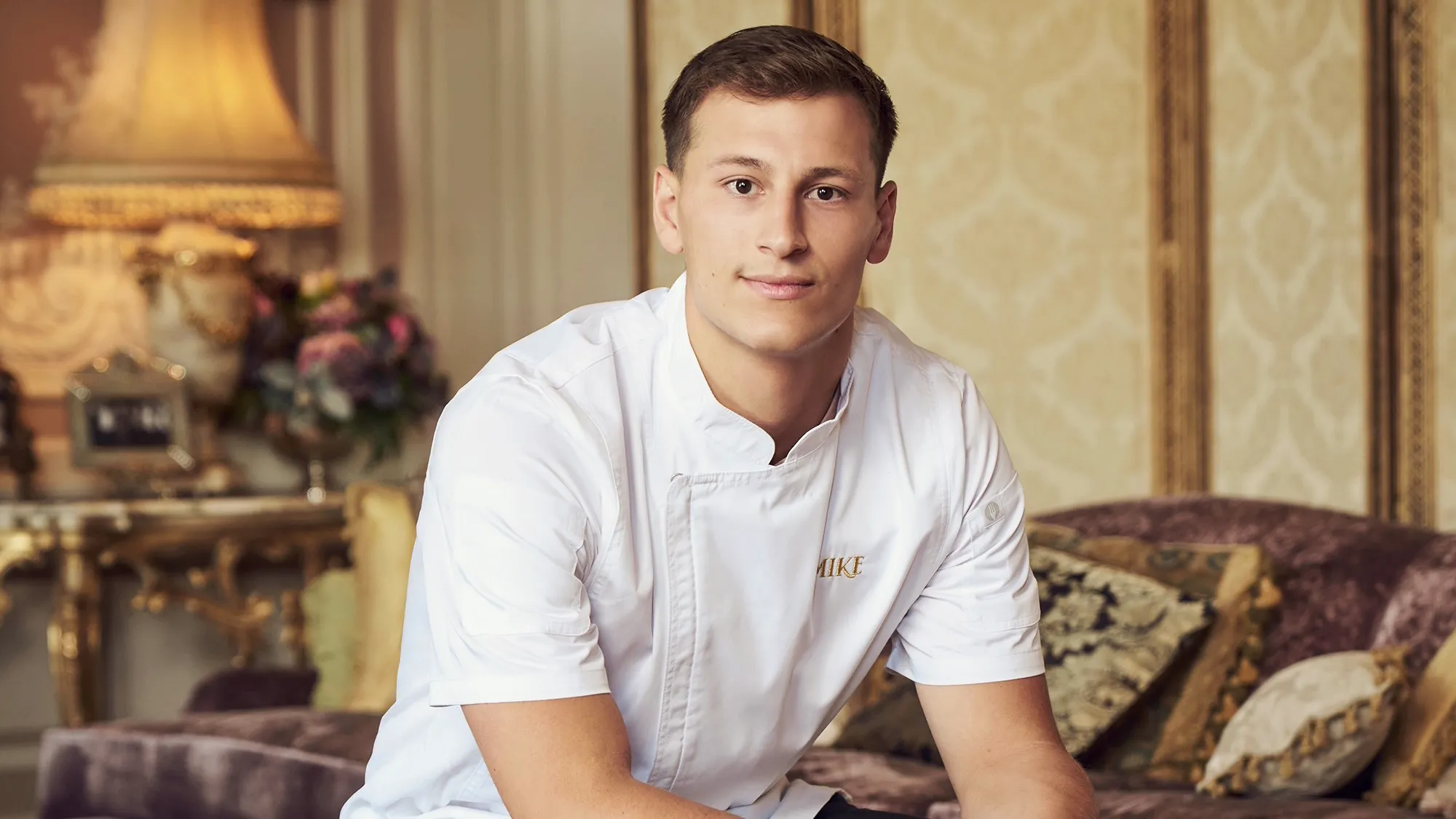 A headshot of chef Mike for Season 3 of Vanderpump Villa.