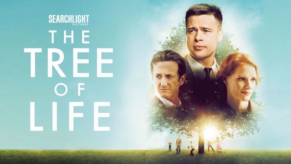 Title art from the Brad Pitt film, The Tree of Life.
