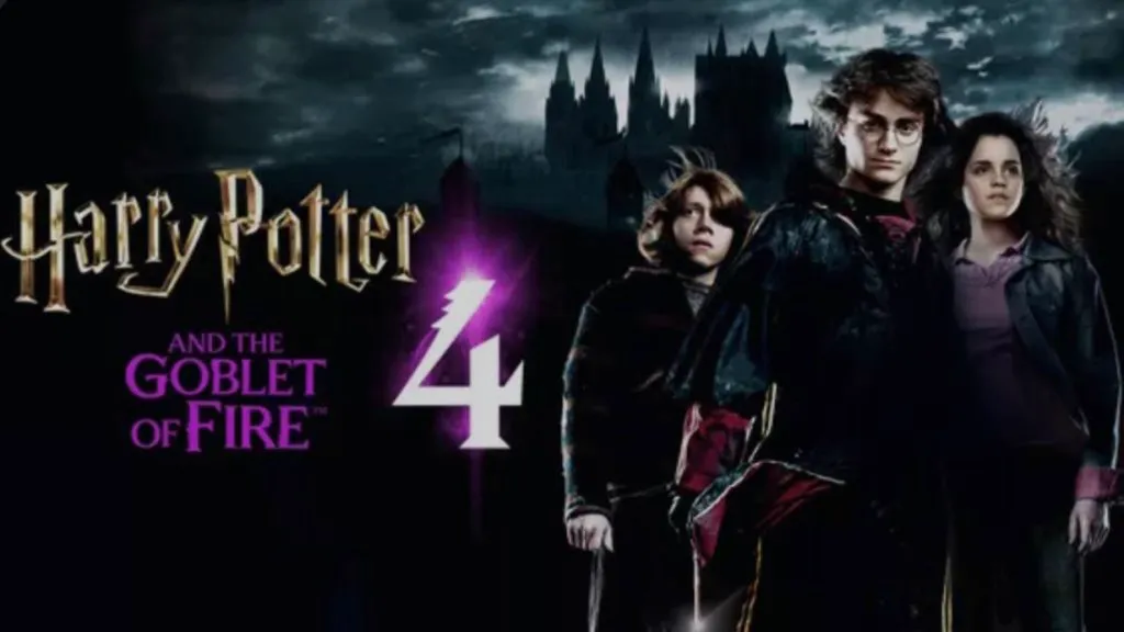 Title art for the movie Harry Potter and the Goblet of Fire.