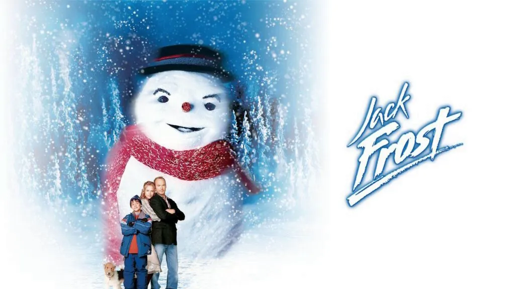 Title art for the holiday film Jack Frost.