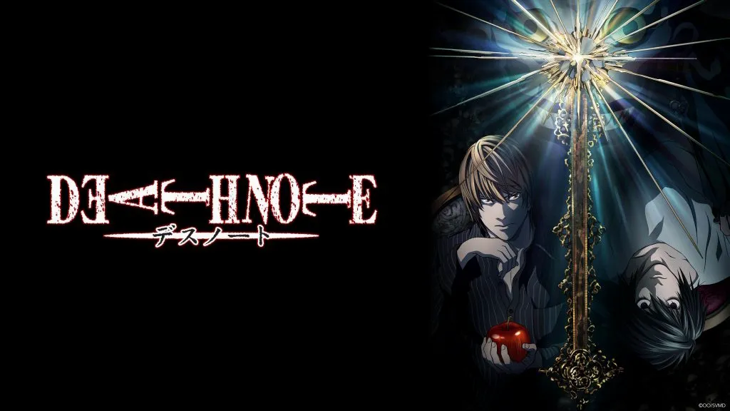 Title art for the anime series Death Note.