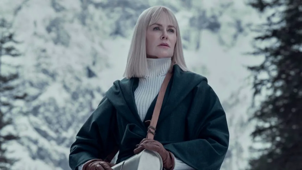 A still image of Nicole Kidman as Masha Dmitrichenko in the Hulu Original series, Nine Perfect Strangers.