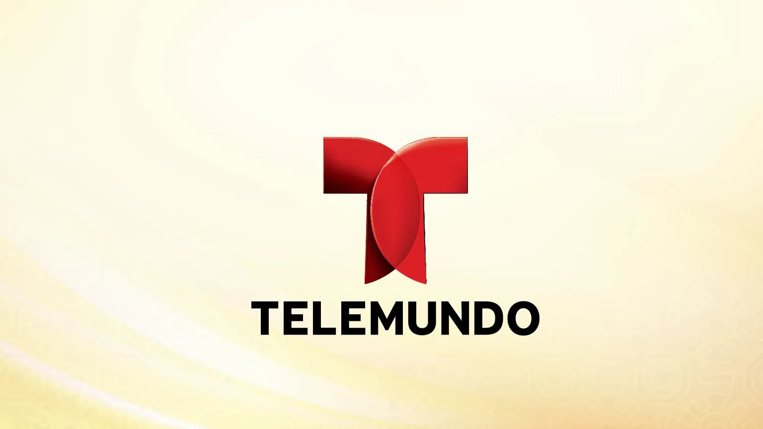 Telemundo network logo with red “T” emblem on a light gradient background.
