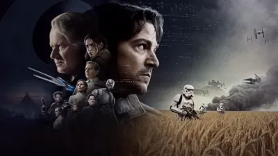 Promotional image for the Star Wars show, Andor, on Disney+.