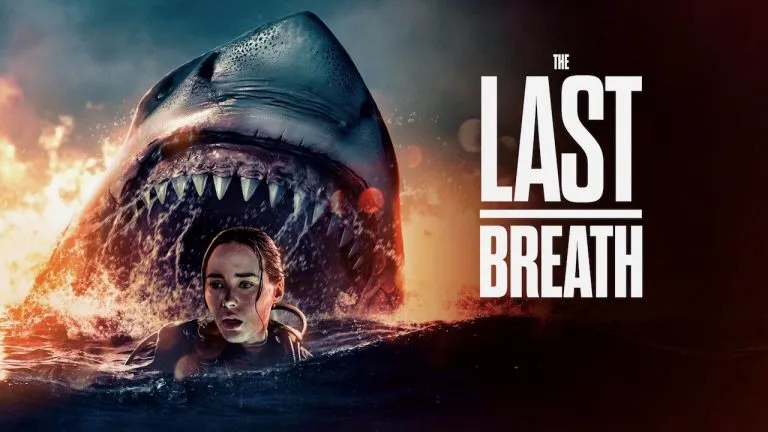 Title art for the shark movie, The Last Breath