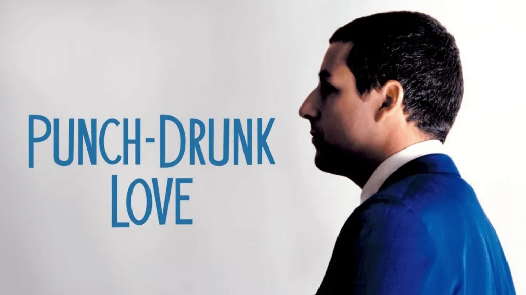 Title art for the Adam Sandler movie, Punch-Drunk Love.