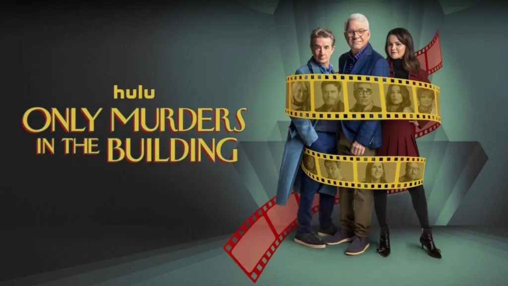 Title art for Season 4 of Only Murders in the Building on Hulu.