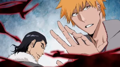 A still image from the anime series Bleach.