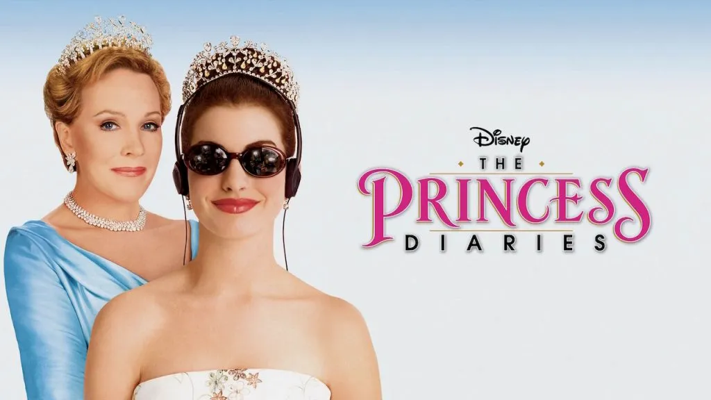 Title art from the 2000s Disney movie, The Princess Diaries.