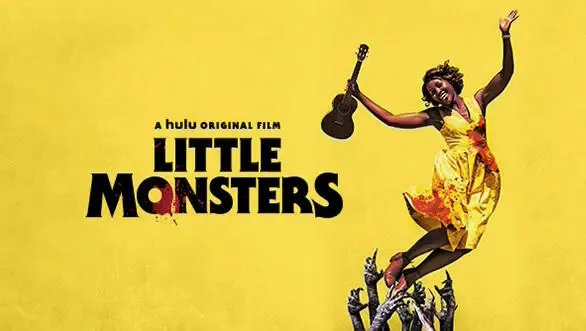 Title art for the zombie apocalypse movie Little Monsters.