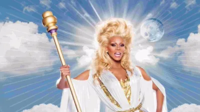 Title art for RuPaul's Drag Race.