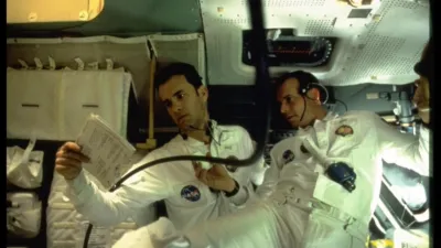 A still image from one of the best movies with Tom Hanks, Apollo 13.