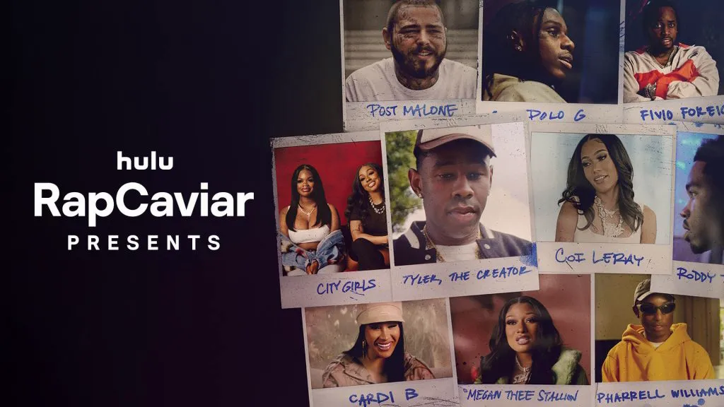 Title art for the Hulu Original docuseries, RapCaviar Presents.
