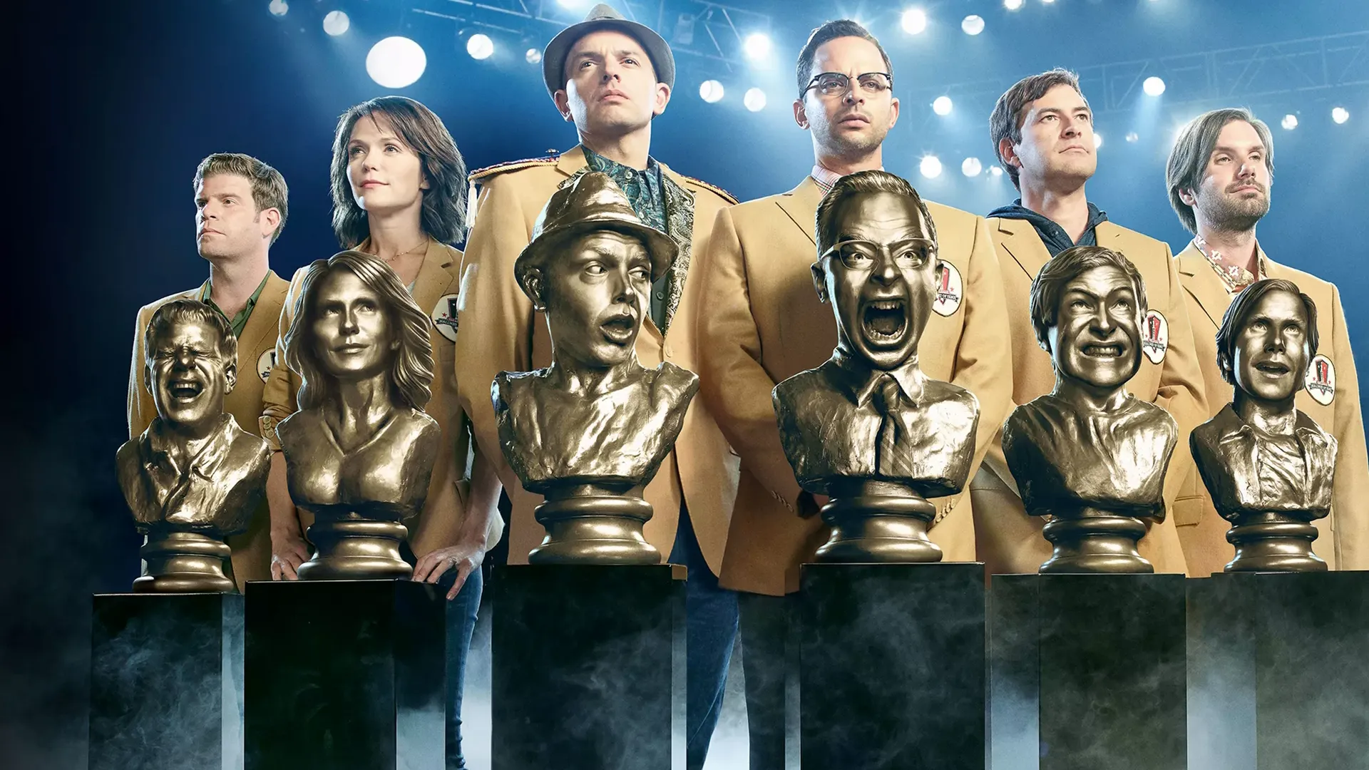 The league cast on the textless key art