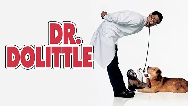 Title art for the family movie, Dr. Dolittle.