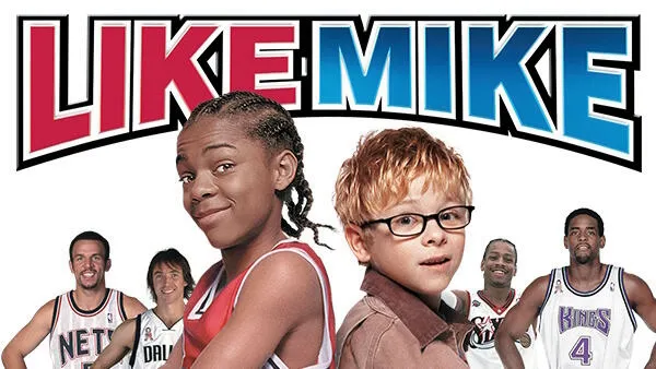 Title art for the kids’ basketball movie, Like Mike.