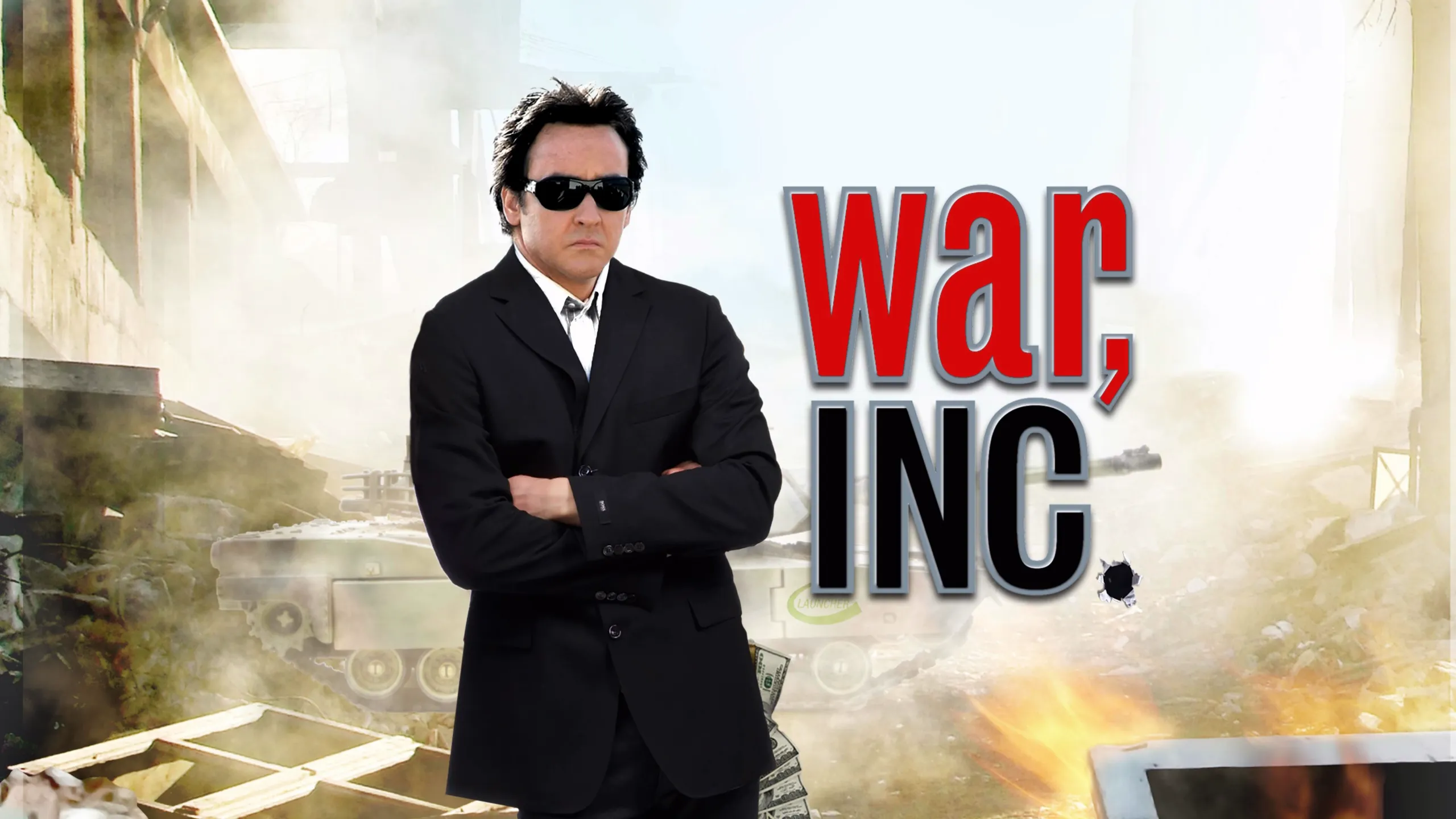 Title art for the Hilary Duff movie War, Inc.