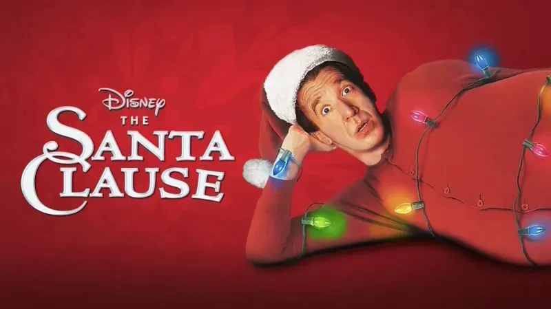 Title art for the Christmas movie The Santa Clause.
