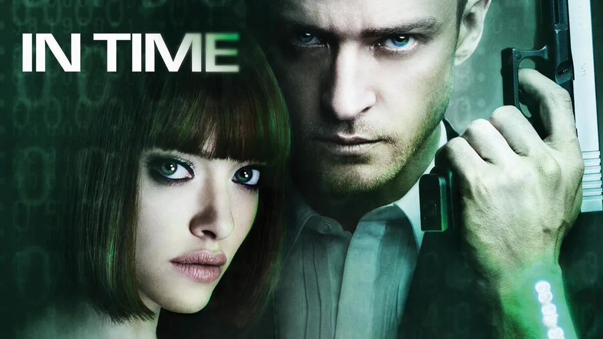 Title art for the dystopian movie In Time.