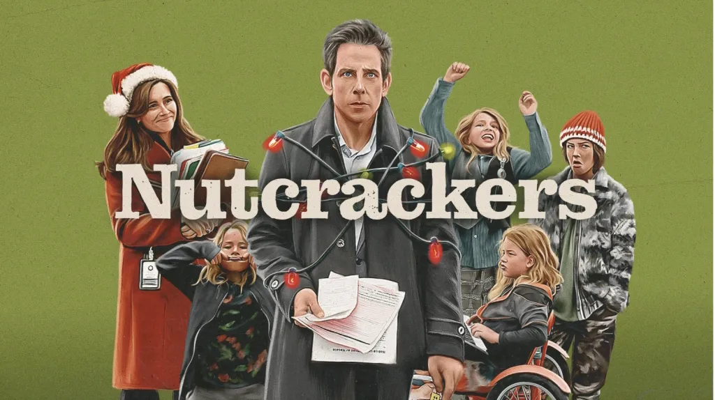 Title art for the Hulu Original Christmas movie Nutcrackers.