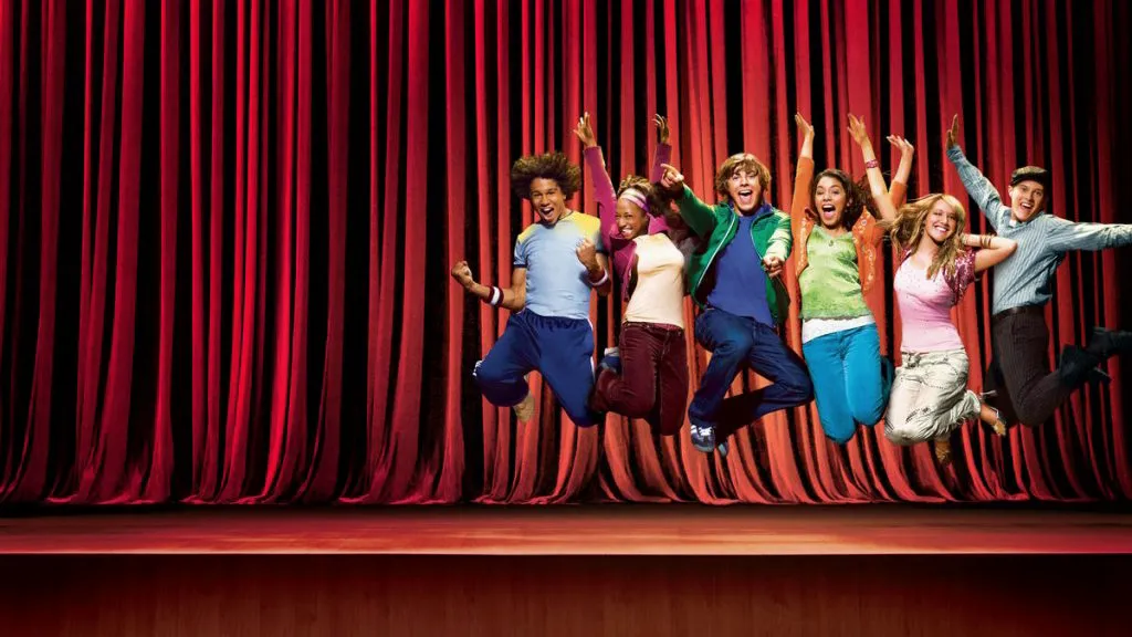 Title art for the Disney Original movie, High School Musical.