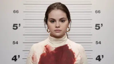 Title art for the Golden Globe nominated Hulu Original comedy series Only Murders in the Building.