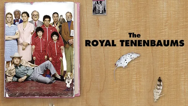 Title art for the Wes Anderson movie The Royal Tenenbaums.