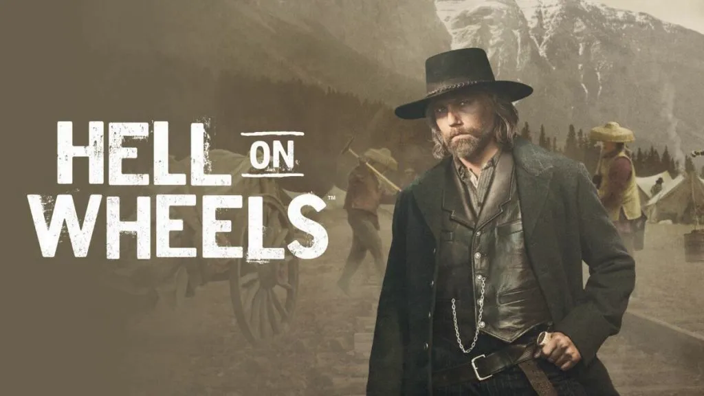 Title art for the Western show, Hell on Wheels.