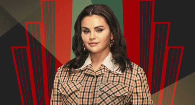 Title art for the Hulu Original series, Only Murders in the Building, starring Selena Gomez.