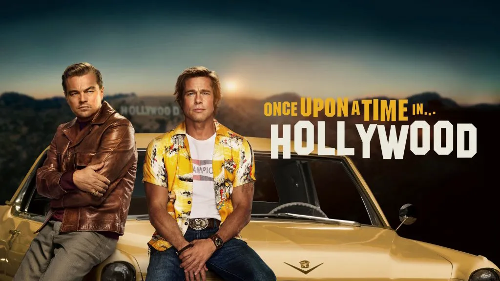 Title art from one of the best Brad Pitt films, Once Upon a Time in Hollywood.