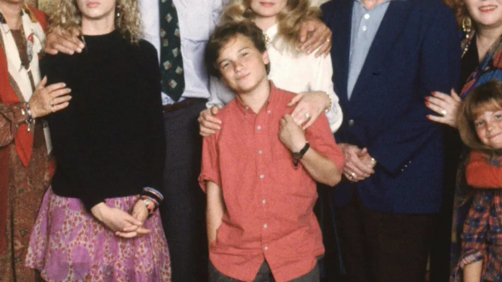 A still image of Johnny Galecki as Rusty Griswold in Christmas Vacation.