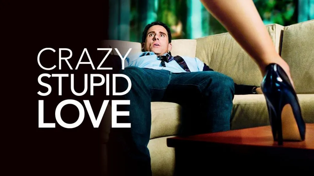 Title art for the classic rom-com film, Crazy, Stupid, Love.