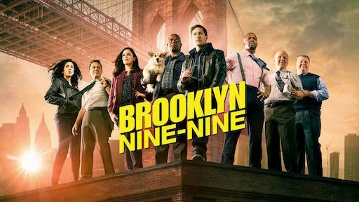 Title art for the sitcom series, Brooklyn 99.