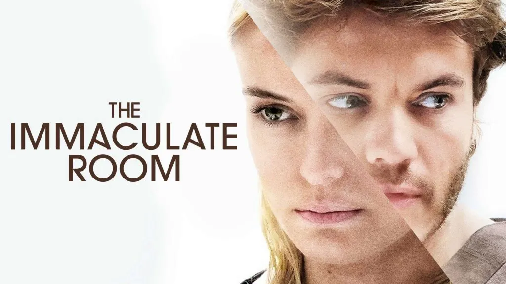 Title art for the psychological thriller movie, The Immaculate Room.