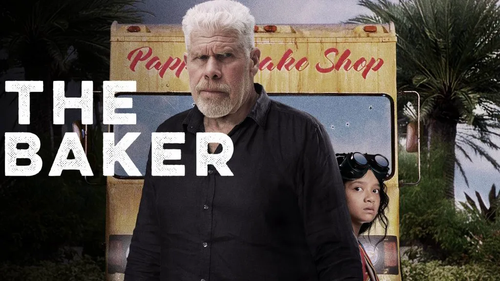 Title art for the gangster movie, The Baker.