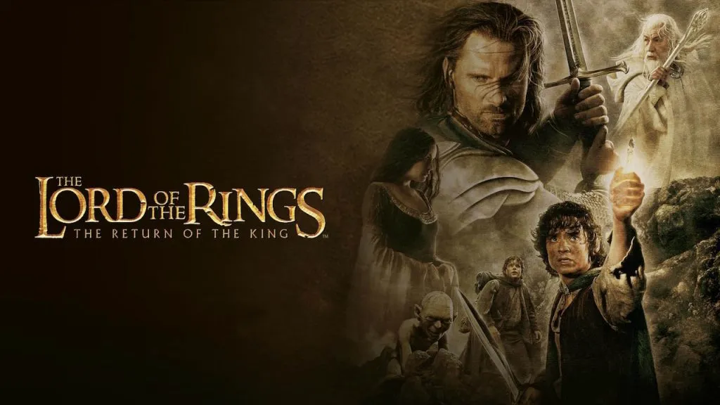 Title art for The Lord of the Rings movie, The Return of the King.