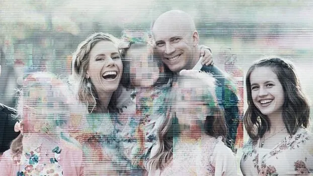 A promotional image for the true crime docuseries Devil in the Family: The Fall of Ruby Franke.