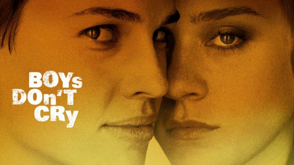 Title art for the LGBTQ+ movie, Boys Don’t Cry.