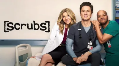 Title art for the Scrubs reboot on ABC.