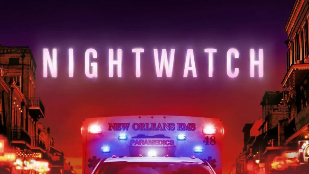 Title art for the reality medical series, Nightwatch.